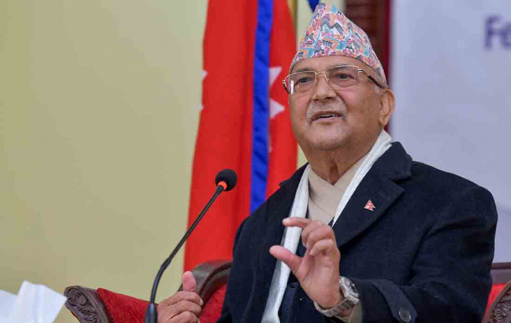 सत्तासीन दलहरूले एमसीसीलाई ठगी खाने भाँडो बनाएको एमालेका अध्यक्ष ओलीको आरोप