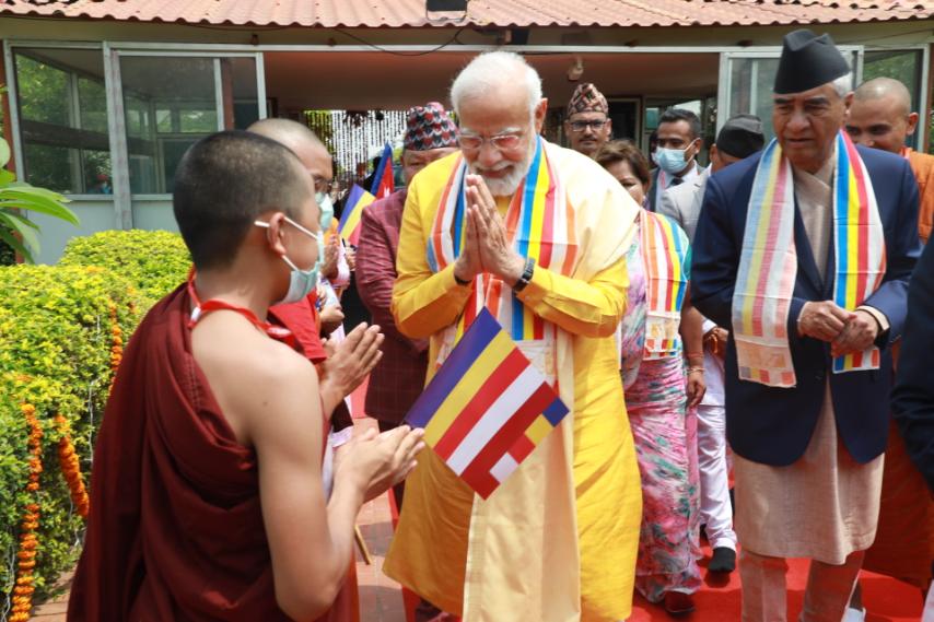 मायादेवी मन्दिरमा देउवा र मोदीले&hellip;