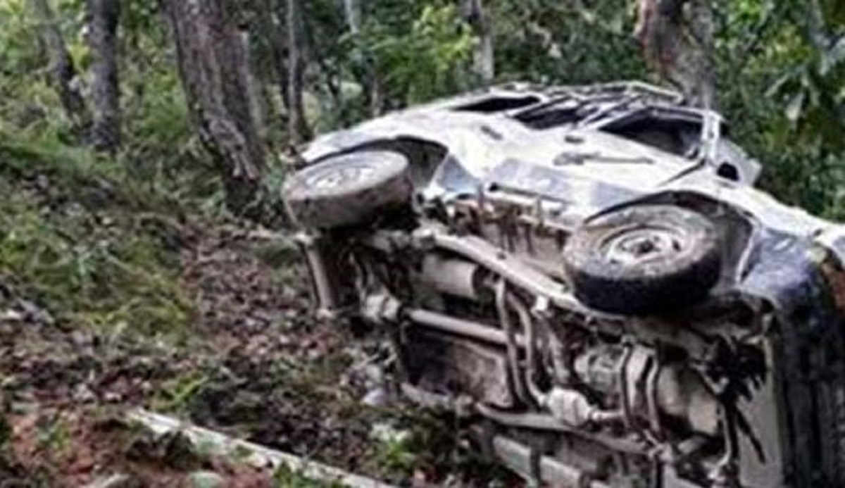 आठविसकोटमा जीप दुर्घटना हुँदा चालक र सहचालकको मृत्यु