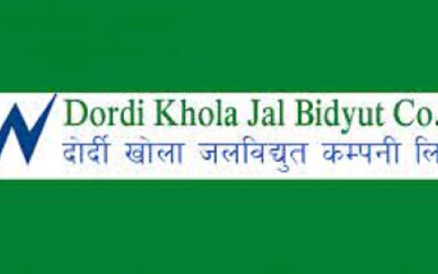 दोर्दी खोला जलविद्युत कम्पनीको&hellip;