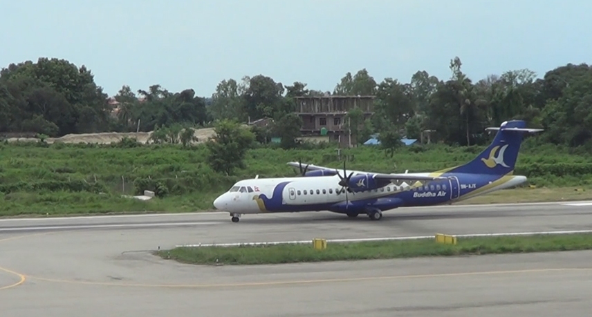 सिमरा विमानस्थलको धावनमार्ग जोखिममा, निर्माण कम्पनीको लापरबाही