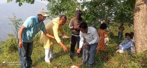 बैतडी सदरमुकाम खेलमैदानको निर्माणकार्य सुरु, मेयरद्वारा शिलान्यास