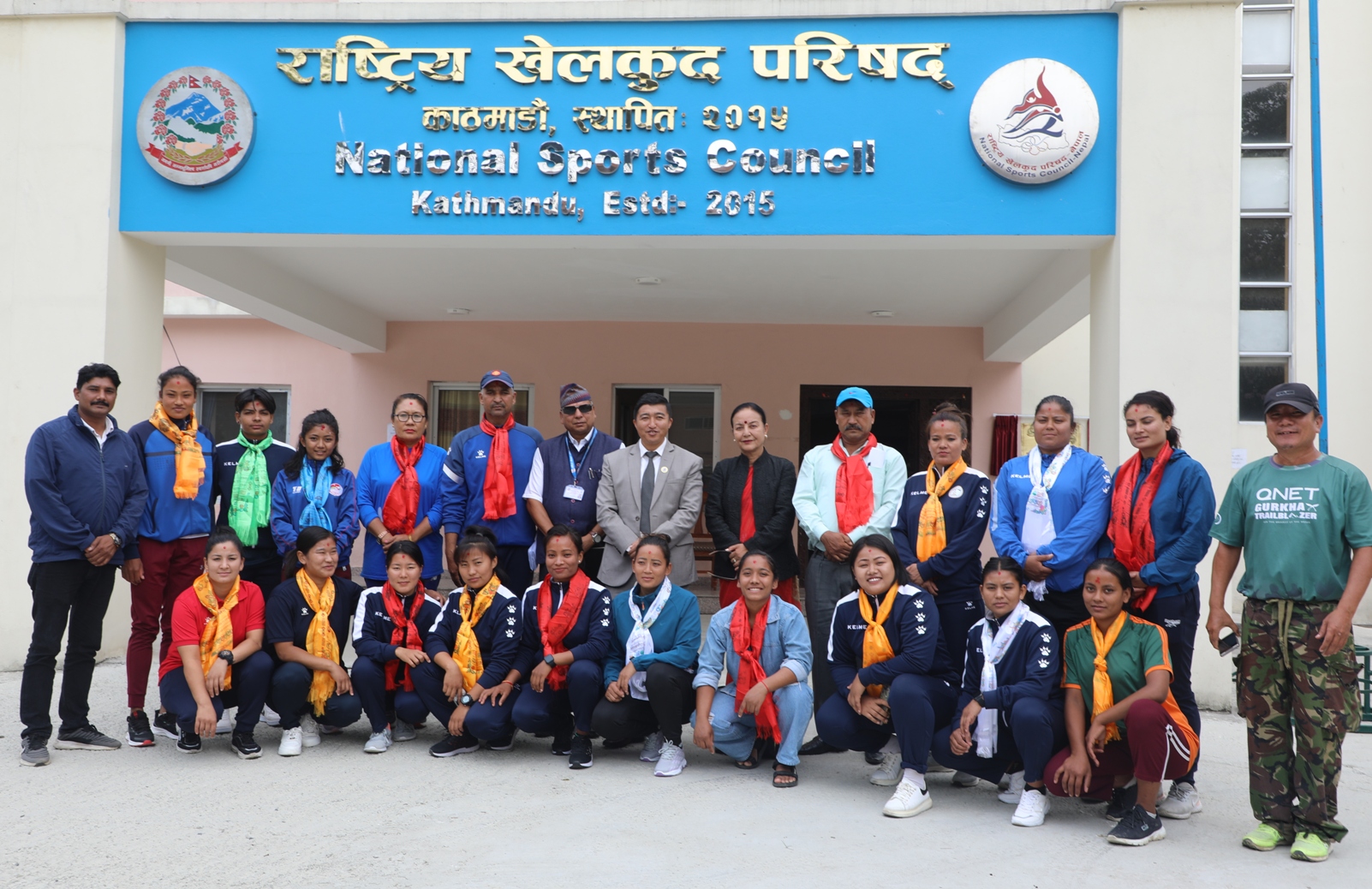 १९औं एशियाली खेलकुदको लागि राखेप सदस्य सचिव घिसिङले गरे कबड्डी टोलीको बिदाइ