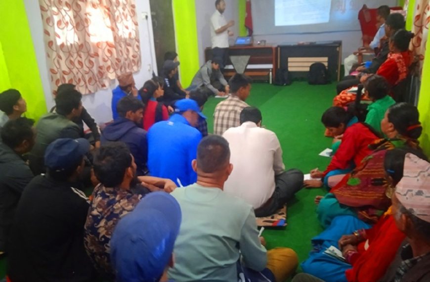 मुगुका बालबालिकाको शिक्षामा पैरवी गर्दै&hellip;