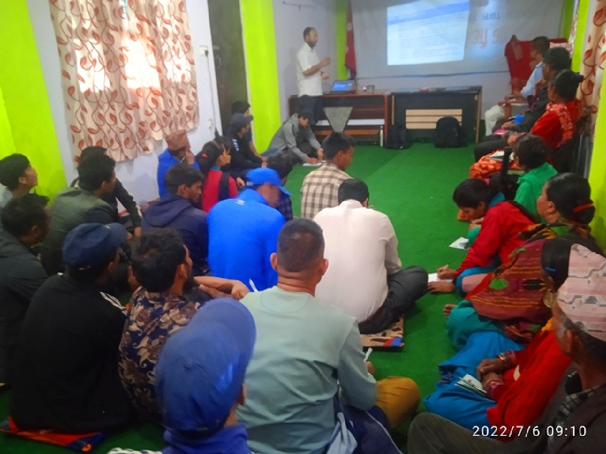 मुगुका बालबालिकाको शिक्षामा पैरवी गर्दै जिएसएस