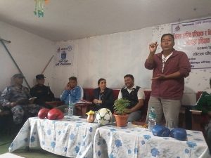 ग्रामीण भेगमा खेलक्षेत्रको बिस्तार गर्न खेल शिक्षकलाई प्रशिक्षण