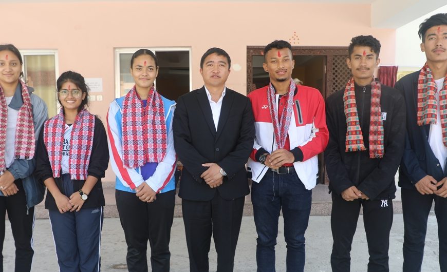 ब्याडमिन्टन टोली आज भारत जाने￼