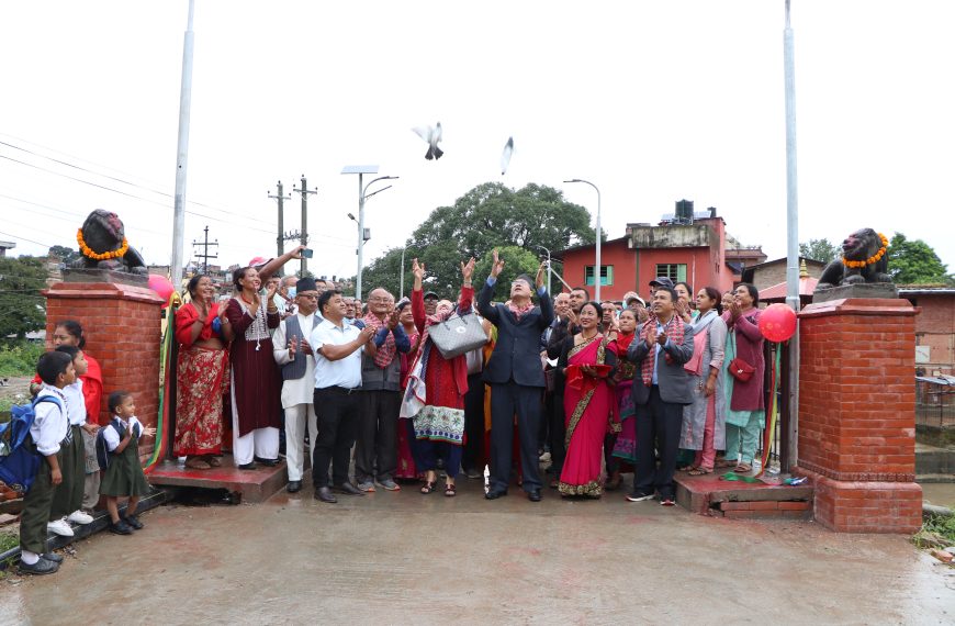 भक्तपुरको हनुमानघाट पुलको निर्माण&hellip;