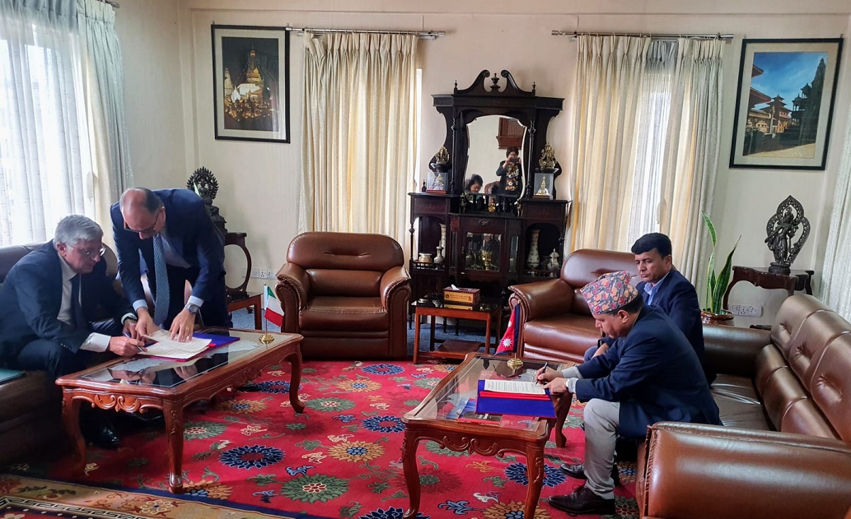 नेपाल र इटालीबीच द्विपक्षीय परामर्श संयन्त्र स्थापना