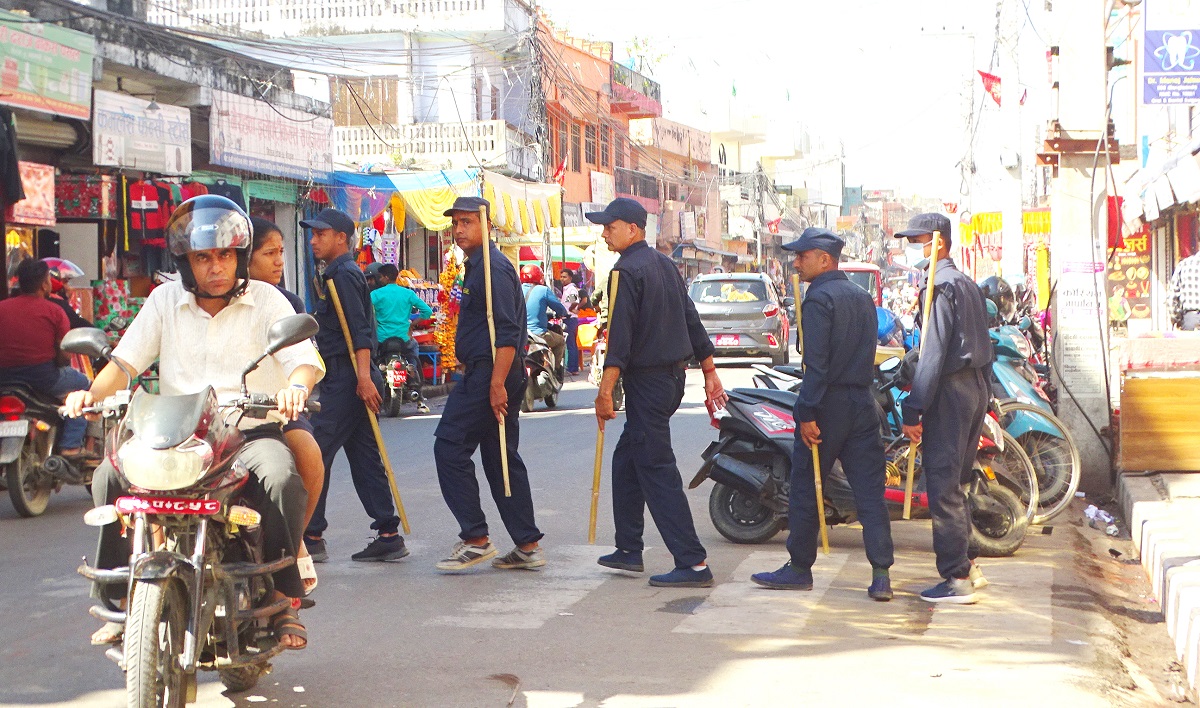 रुपन्देहीमा स्थानीय तहको निर्वाचनभन्दा धेरै म्यादी प्रहरी परिचालन