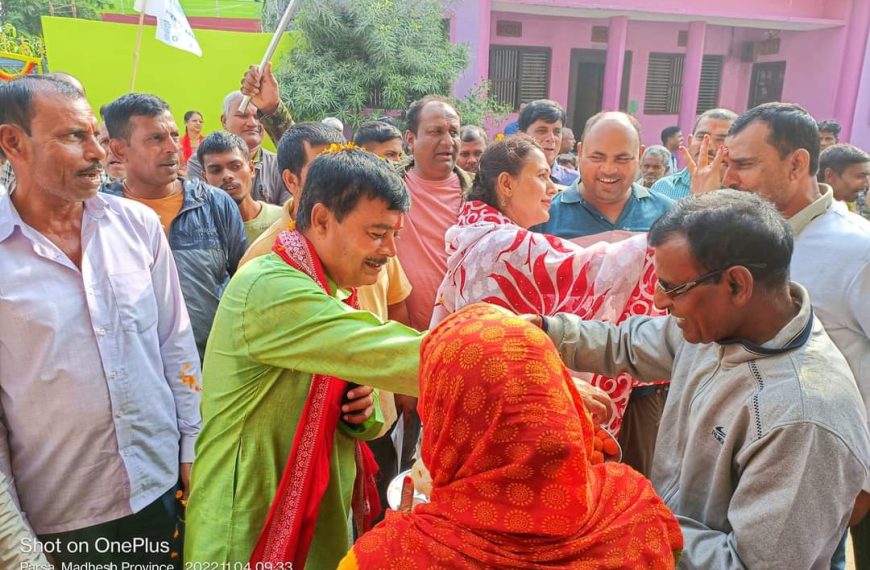 अजय द्धिवेदीले आफनो चुनावी प्रसार&hellip;