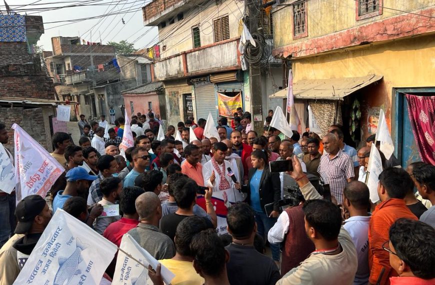 स्वतन्त्र उमेदवार अजय द्विवेदी माथि&hellip;