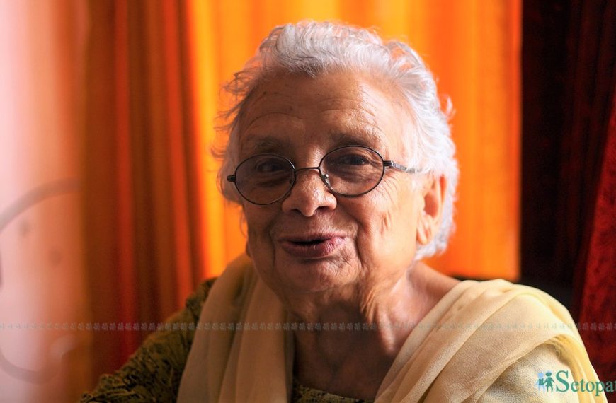 ८१ वर्षीय तुलसीराम भन्छन्- पार्टी जोगाउन लाग्दा छोरा-नाति जोगाउन सकिनँ