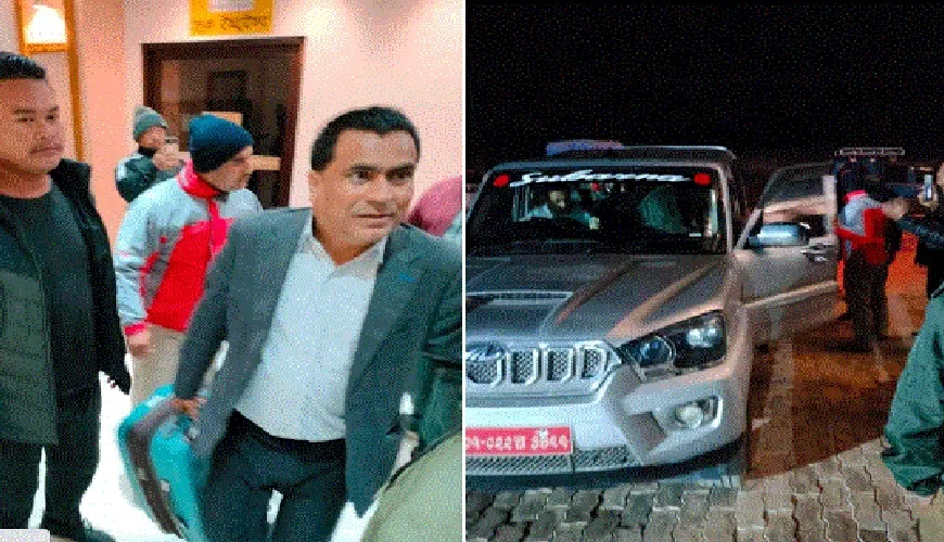 मन्त्रीलाई भेट्न शहरी विकास मन्त्रालयका कर्मचारी दाङ आएपछि
