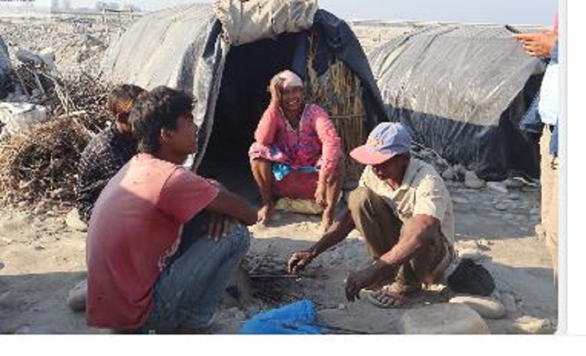 गिट्टी बालुवा छानेर जीविकोपार्जन गर्न नौ महिना बगरमा बास