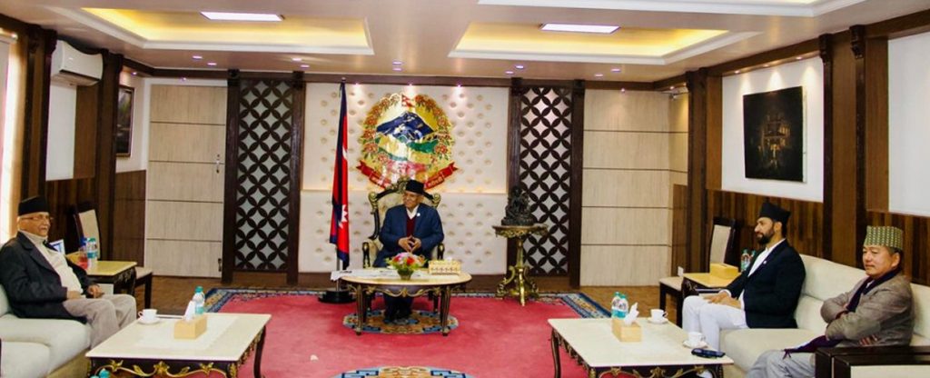 ५ दिनभित्र दिनभित्र न्यूनतम साझा कार्यक्रम बनाउने सहमति, संयोजक ओली