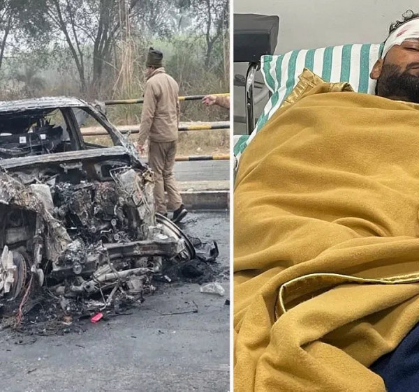 भारतीय क्रिकेटर ऋषभ पन्त सडक दुर्घटनामा गम्भीर घाइते