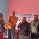 २५ न.वडामा २महिने सिलाइ कटाइ तालिम सम्पन्न ।