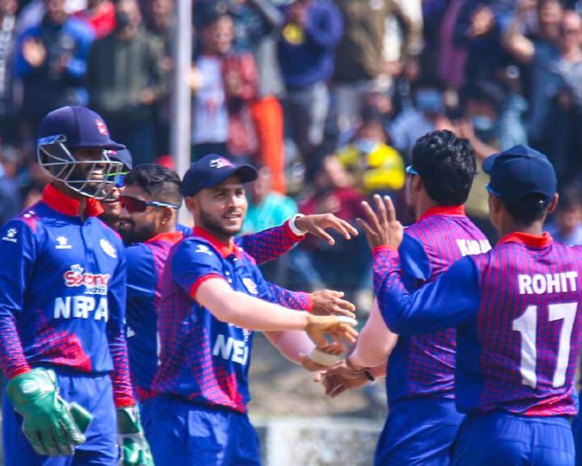 आईसीसी विश्वकप लिग टूः पीएनजीविरुद्ध बलिङ गर्दे नेपाल