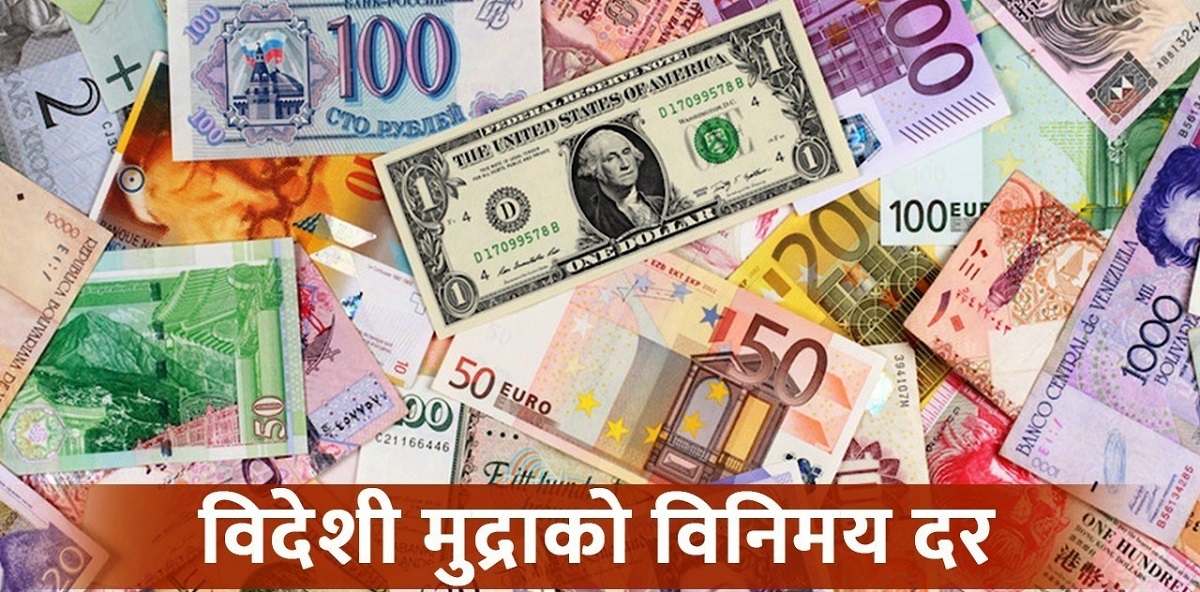आजको विदेशी मुद्राको विनिमय दर, डलरको भाउ १३१.९६ रुपैयाँ पुग्यो