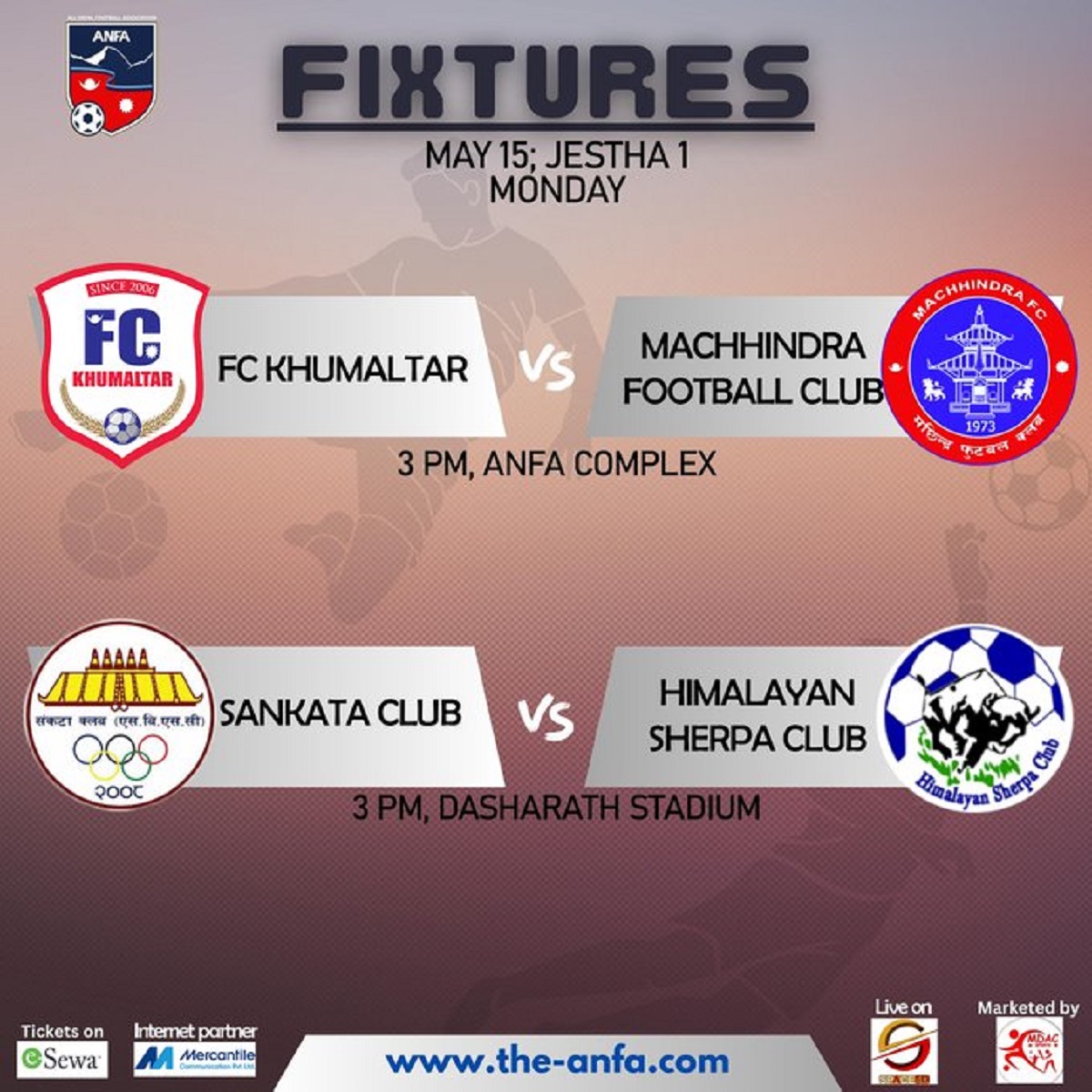 शहिद स्मारक लिगः आज दुई खेल हुँदै