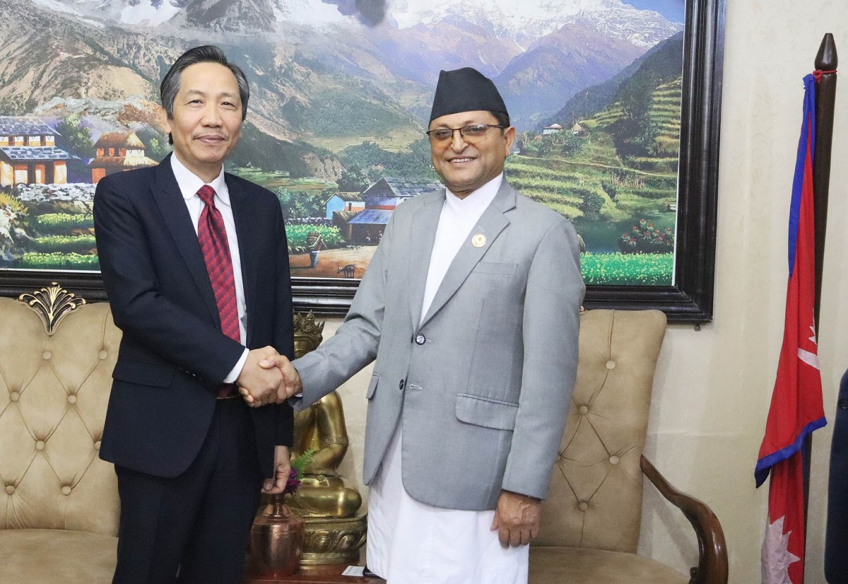 राष्ट्रिय सभा अध्यक्ष तिमिल्सिना र भियतनामका पूर्वगृहमन्त्रीबीच भेटवार्ता