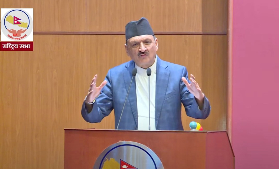प्रतिनिधिसभा बैठकः बजेट माथी उठेको प्रश्नको जवाफ दिदैँ अर्थमन्त्री