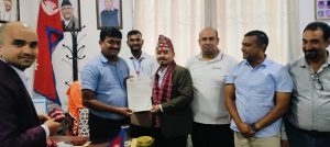 निषेश कुमार श्रेष्ठ मधेश खेलकुद परिषद्को सदस्य पदमा&hellip;