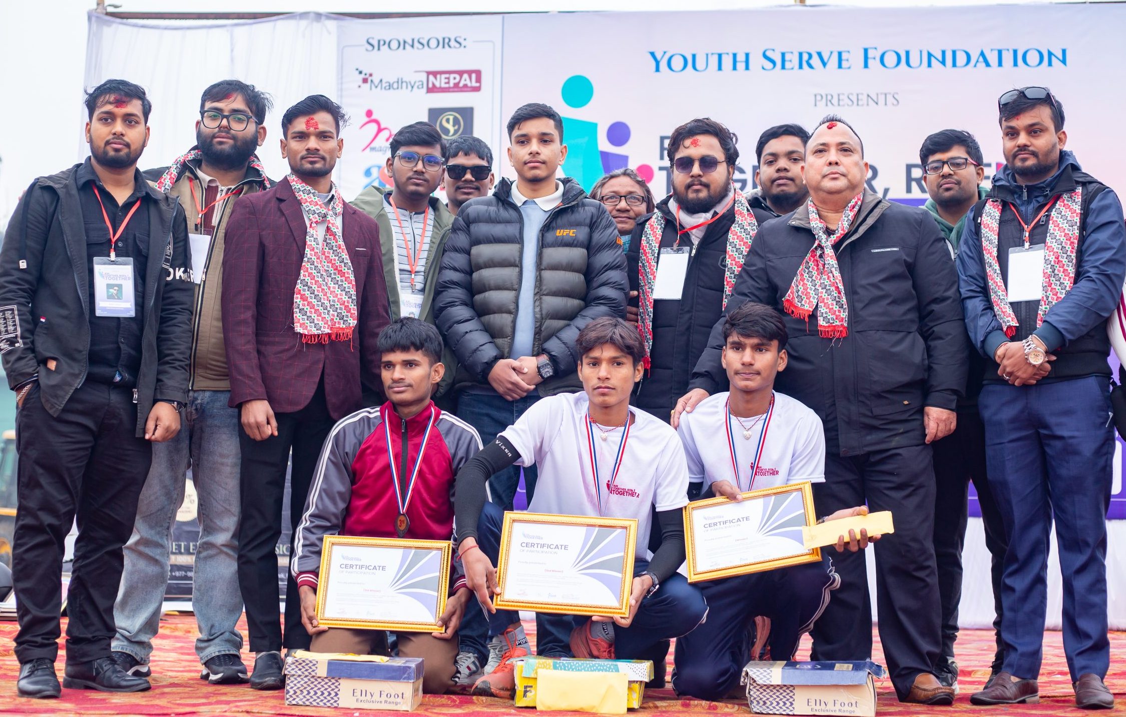 वीरगंजमा ‘रन टुगेदर, राइज टुगेदर’ म्याराथन सम्पन्न, युवाको उल्लेख्य सहभागिता