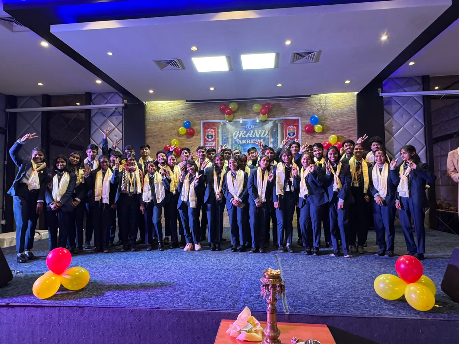 ब्राइट प्लसटू कलेजद्वारा कक्षा ११ मा भर्ना भएका विद्यार्थीहरूको स्वागत