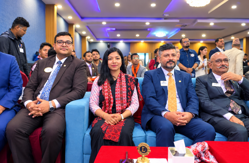 सगुन ढक्वा नेपालका लागि International Youth Exchange Camp Chairperson को भूमिकामा